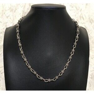 Vintage Premier Designs Silver tone Necklace 18" long